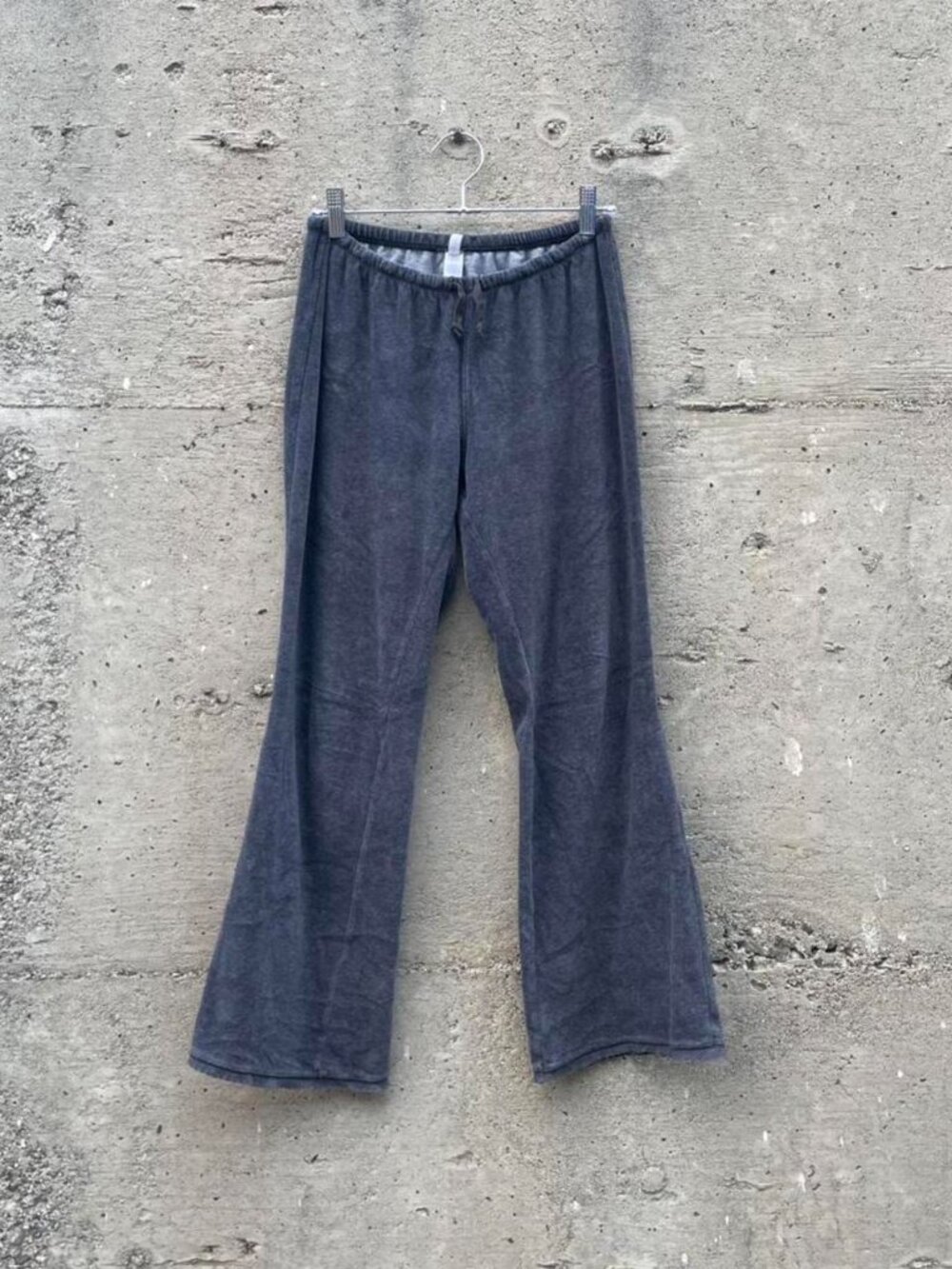 2000s grey flared lounge pants